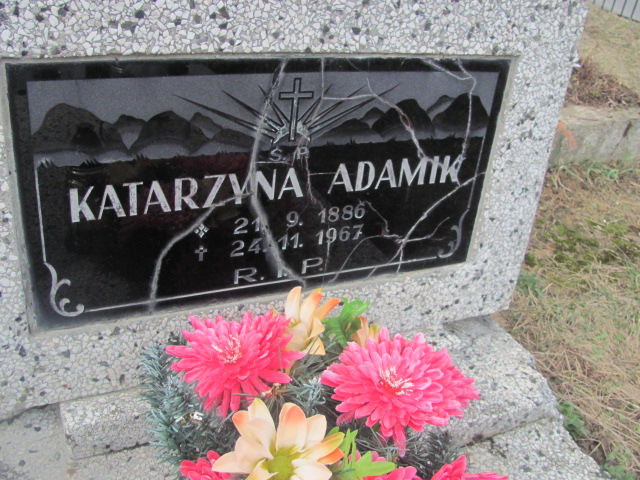 Grób Katarzyna Adamik