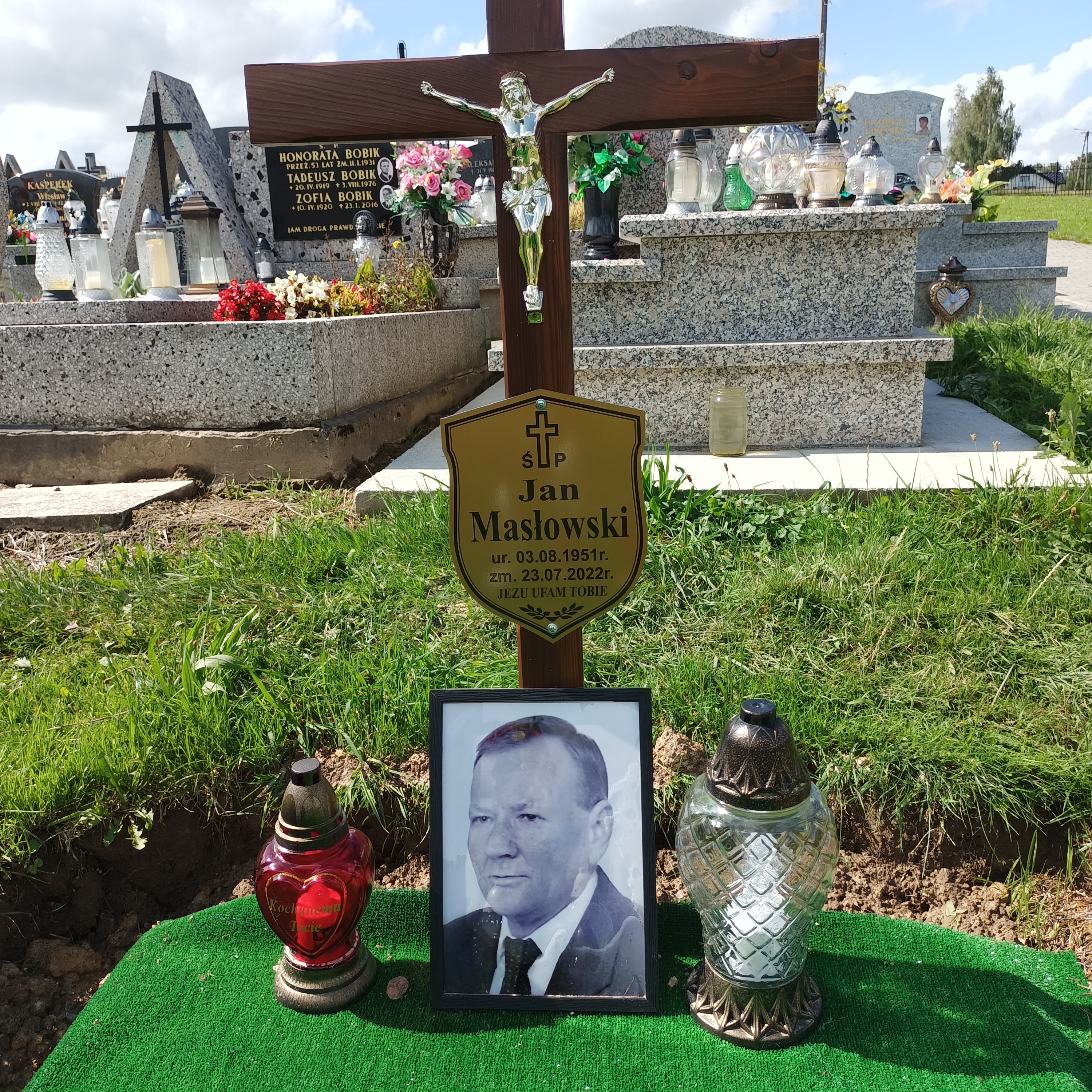 Grób Jan Masłowski