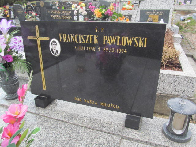 Franciszek Pawłowski 1946 Radocza - Grobonet - Wyszukiwarka osób pochowanych