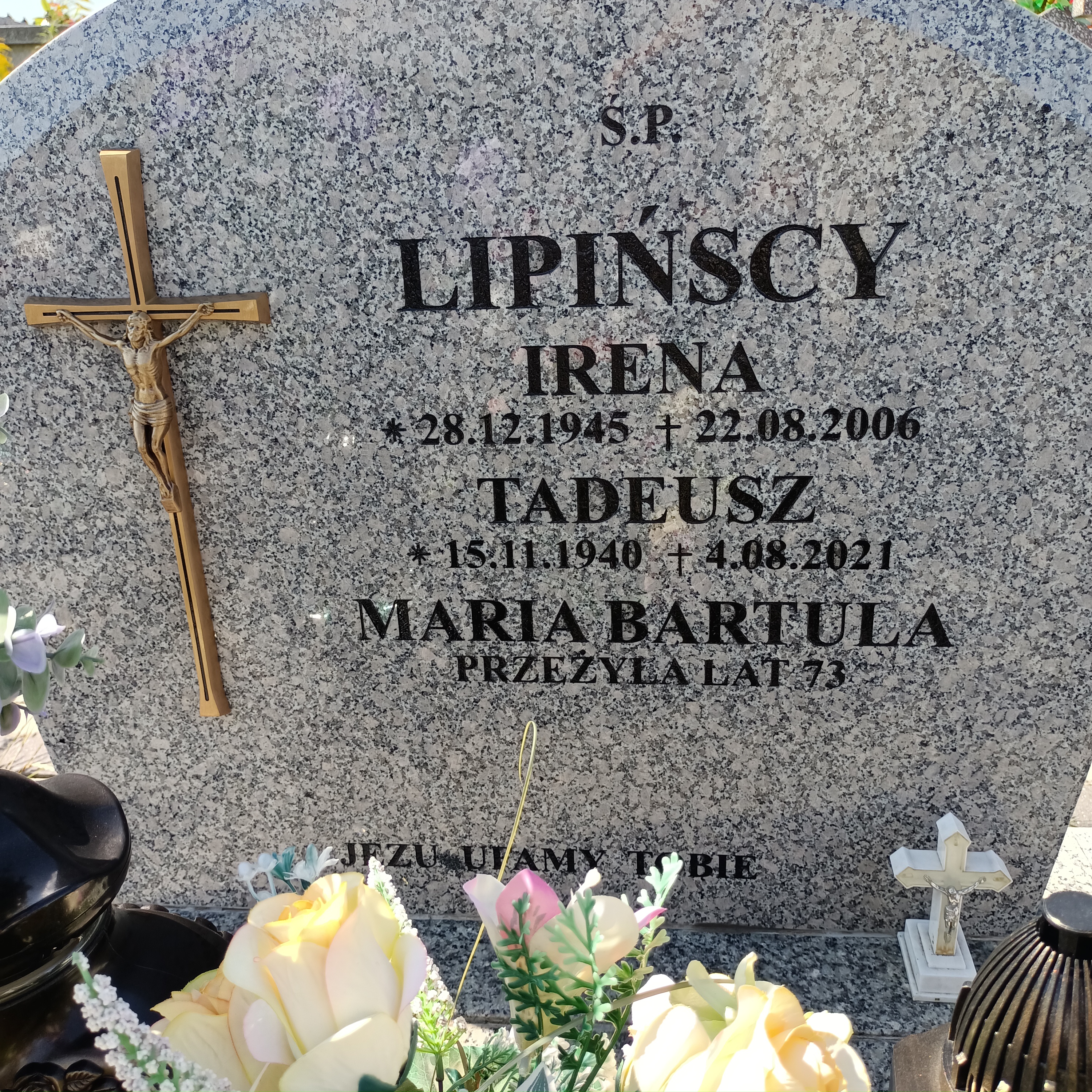 Grób Irena Lipińska